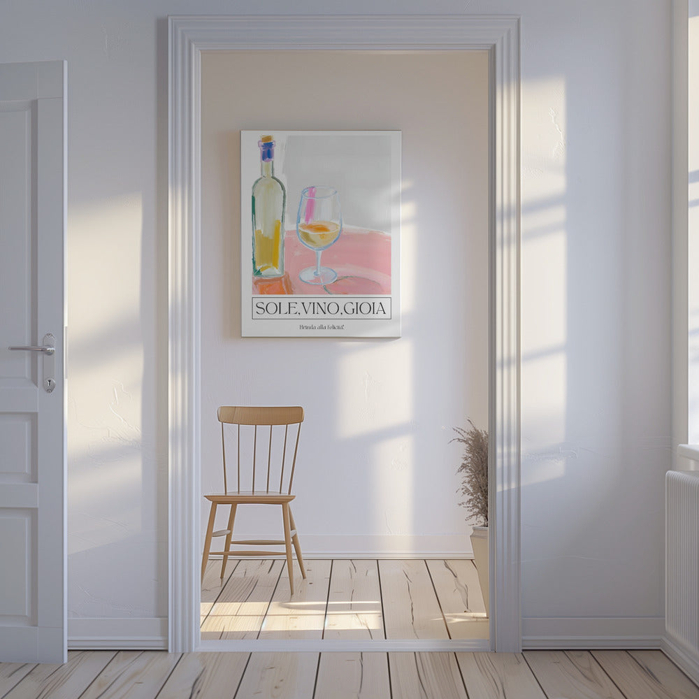 Zeetong, wijn, gioia | Canvas