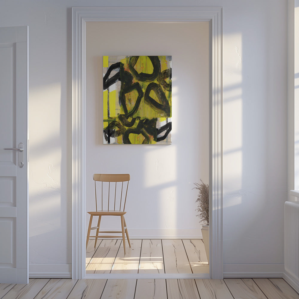 Yellow Abstract No2 | Canvas