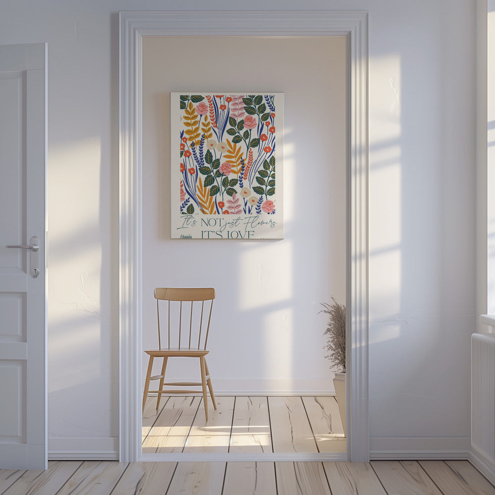 Over liefde. Rozen | Canvas