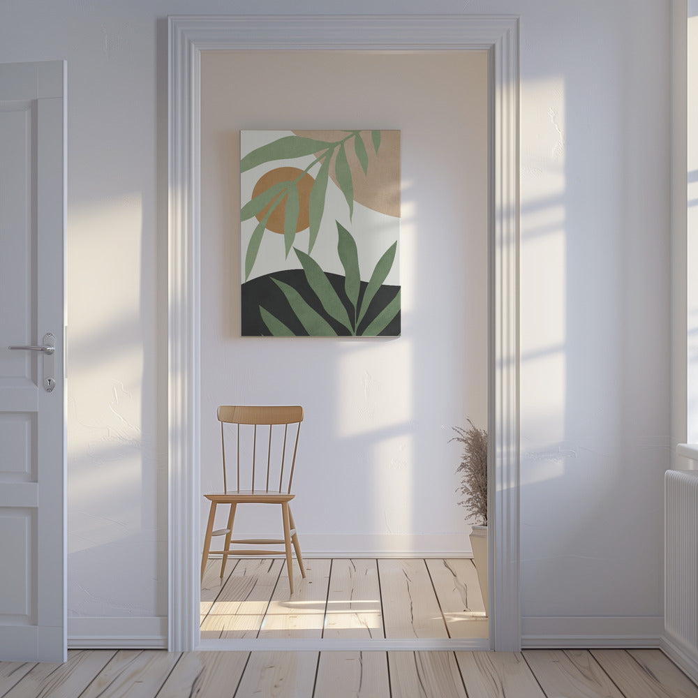 Bloemen en tropisch 4 | Canvas