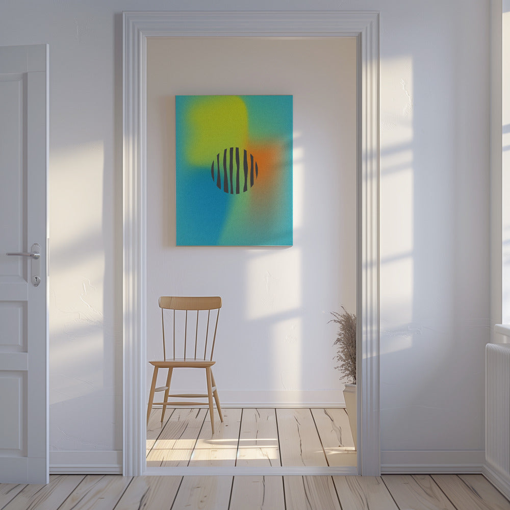 Kleurrijke echo's | Canvas