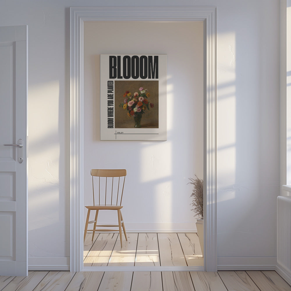 Bloei waar je geplant bent | Canvas