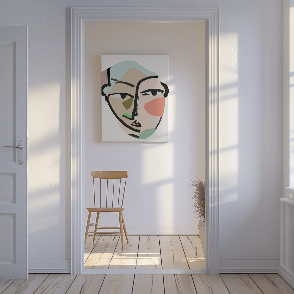 Visage No2 Kunstdruk | Canvas