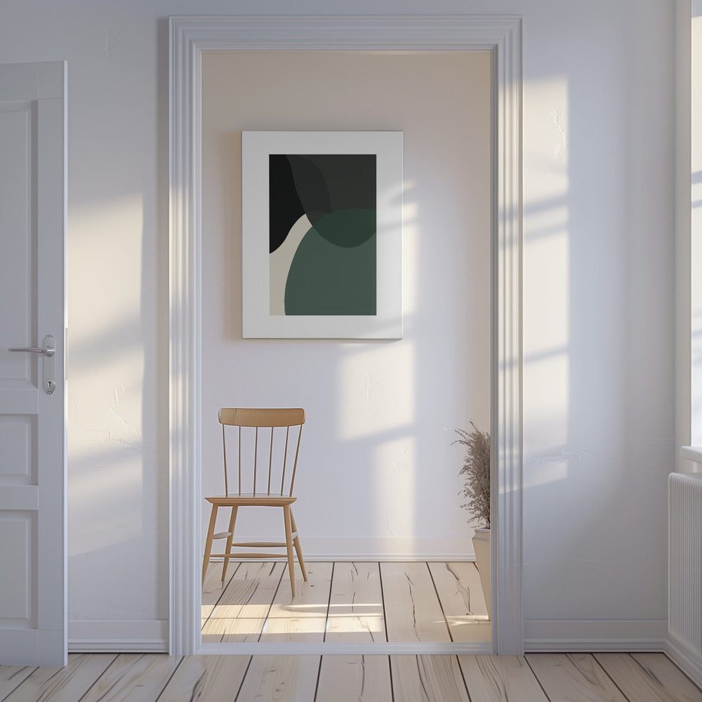 Abstracte vormen kunstdruk | Canvas