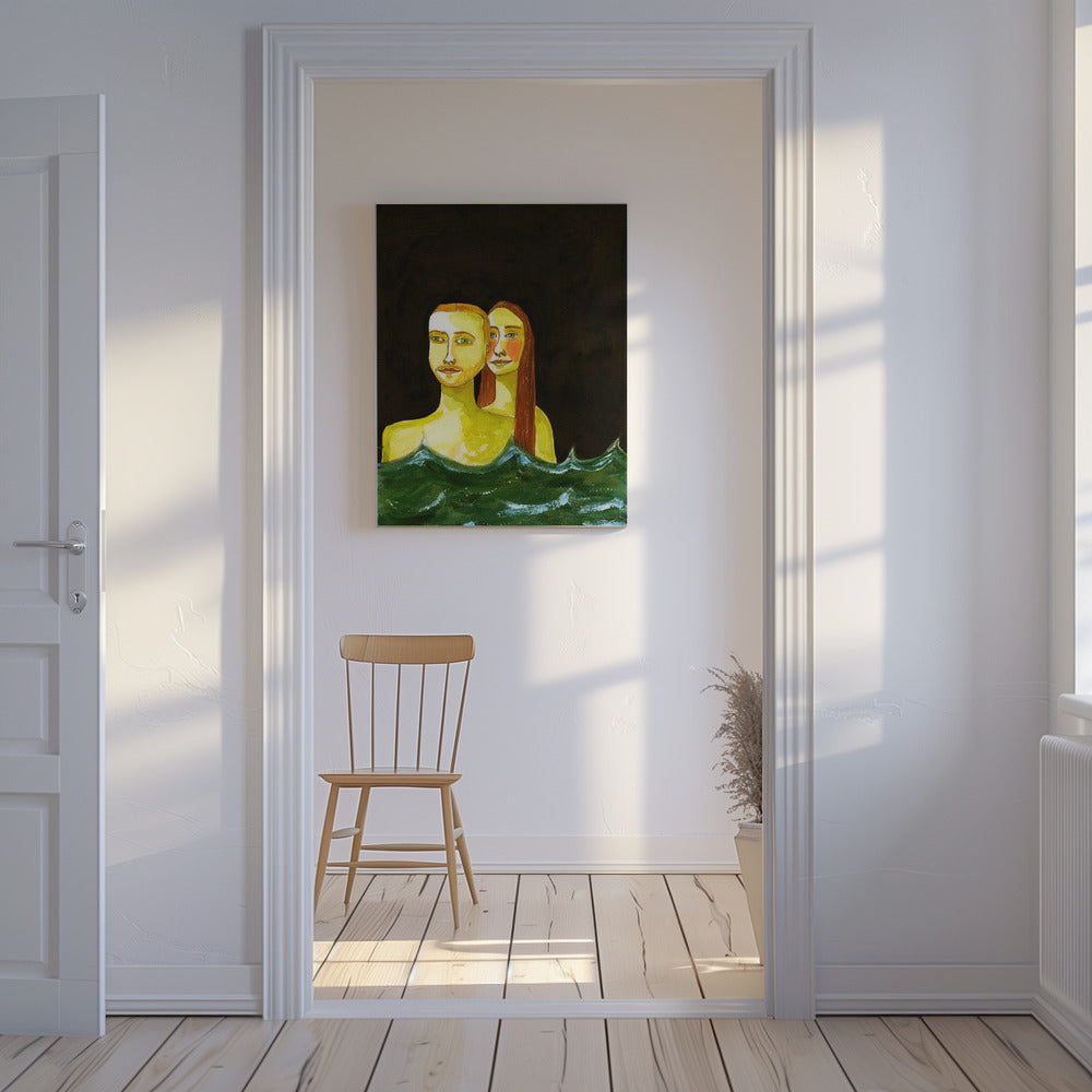 De zwemmers | Canvas