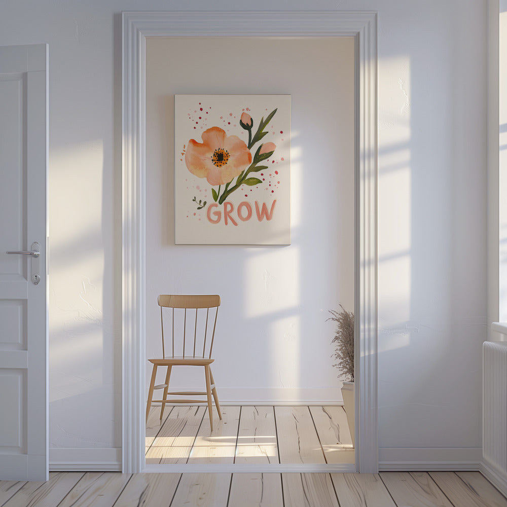 Bloemengroei | Canvas
