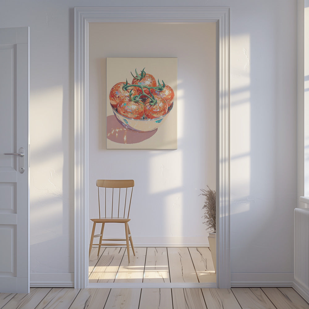Discobaltomaten in een kom | Canvas