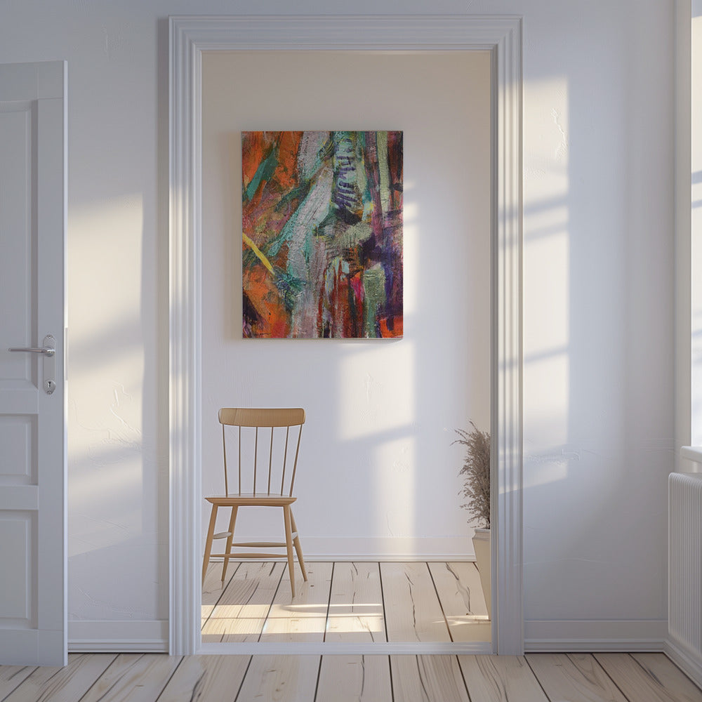 Mystieke penseelstreken | Canvas