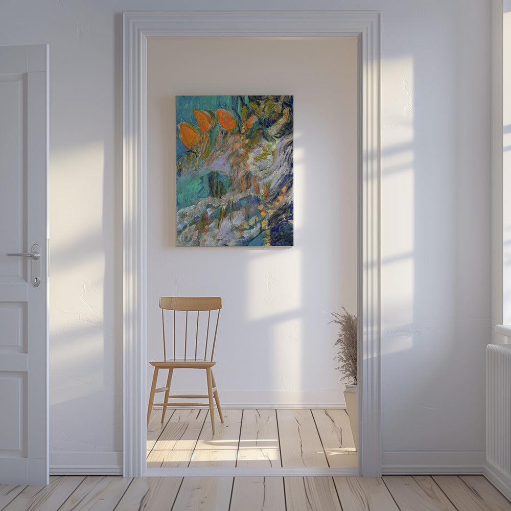 Levendige bloemendroom | Canvas