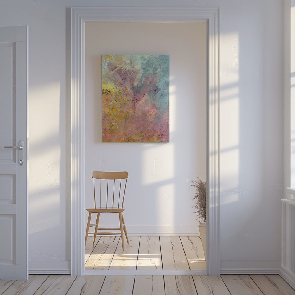 Pastelroze Dromen | Canvas