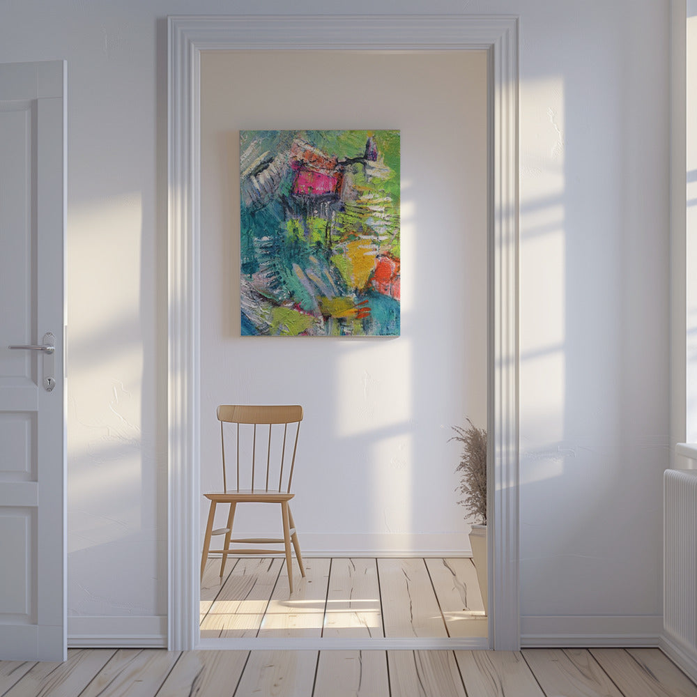 Expressionist Colorful Abstract | Canvas