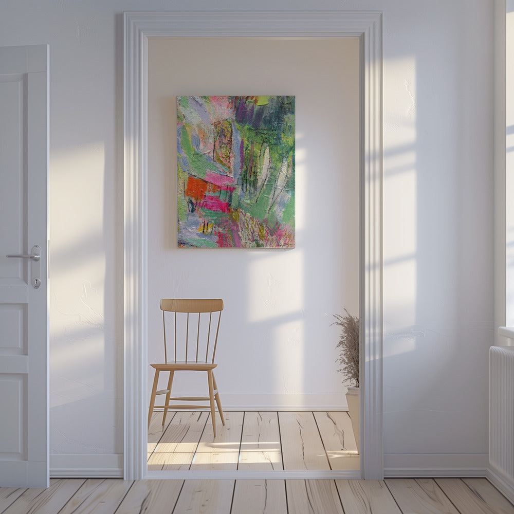 Vivid Abstract Neighborhood | Canvas