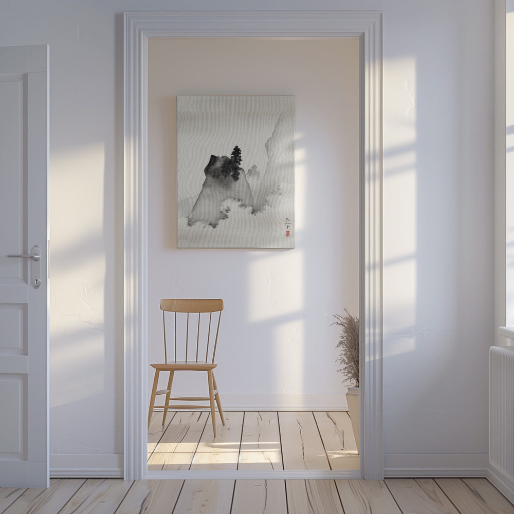 Mountains (right From the Triptych Three Evening Scenes) (19th Century) | Canvas