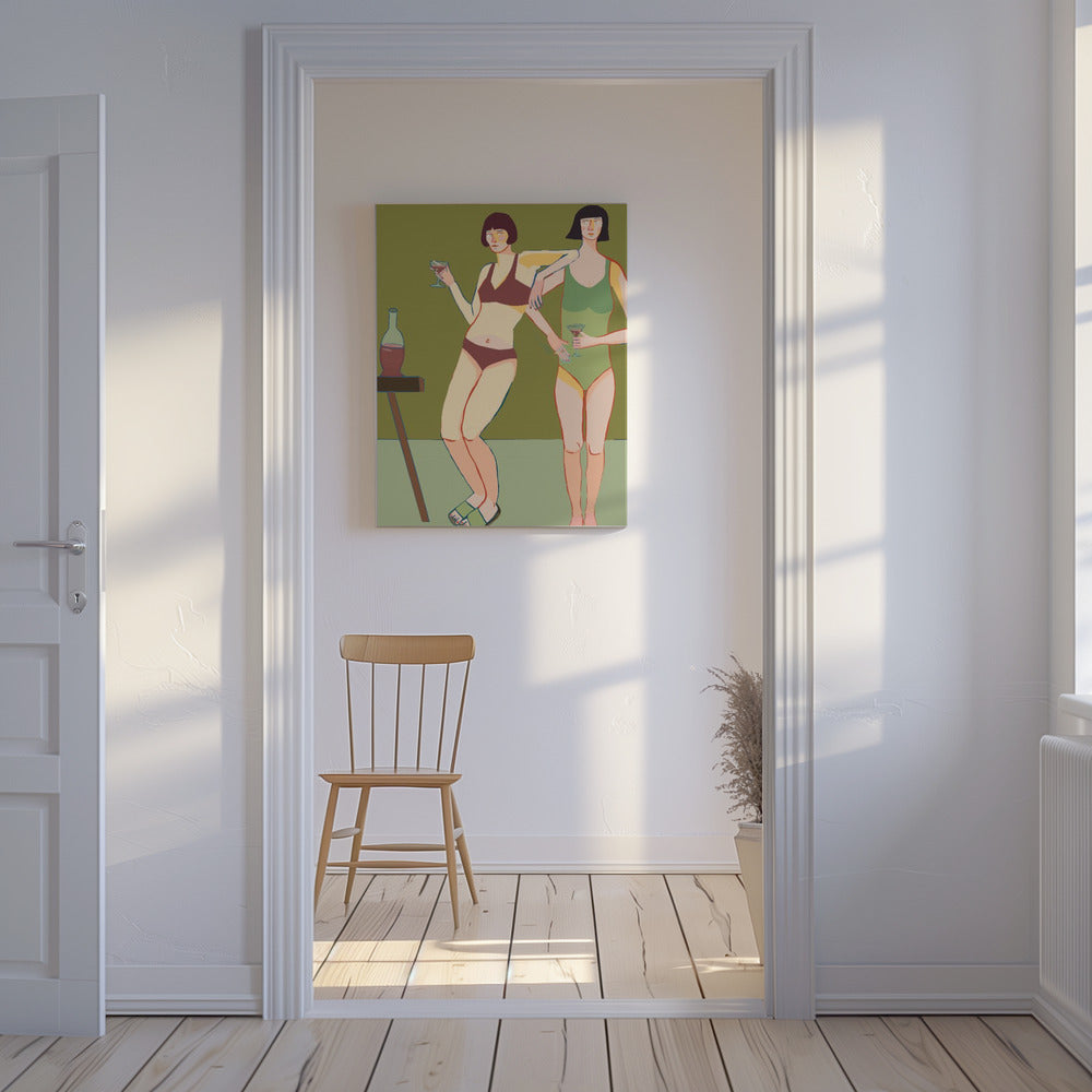 Loungin’ Ladies | Canvas