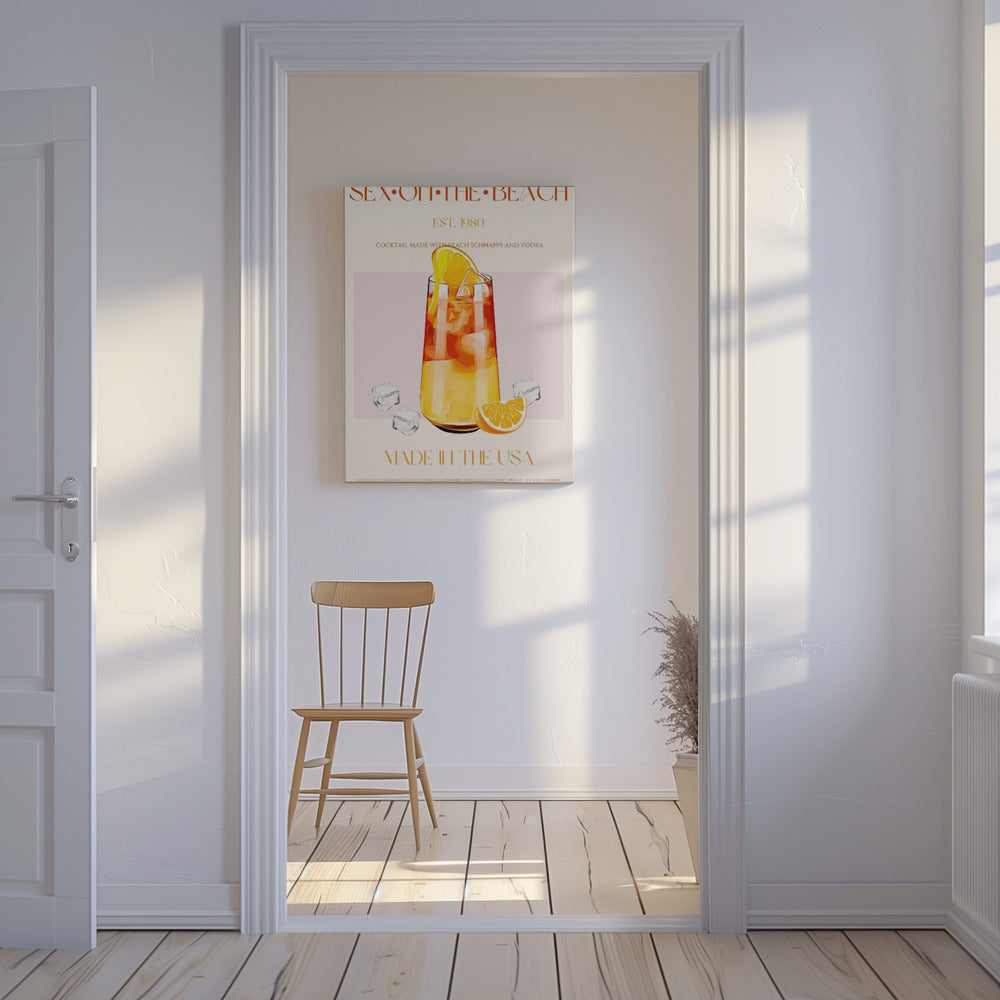 Tropische zonsondergang | Canvas