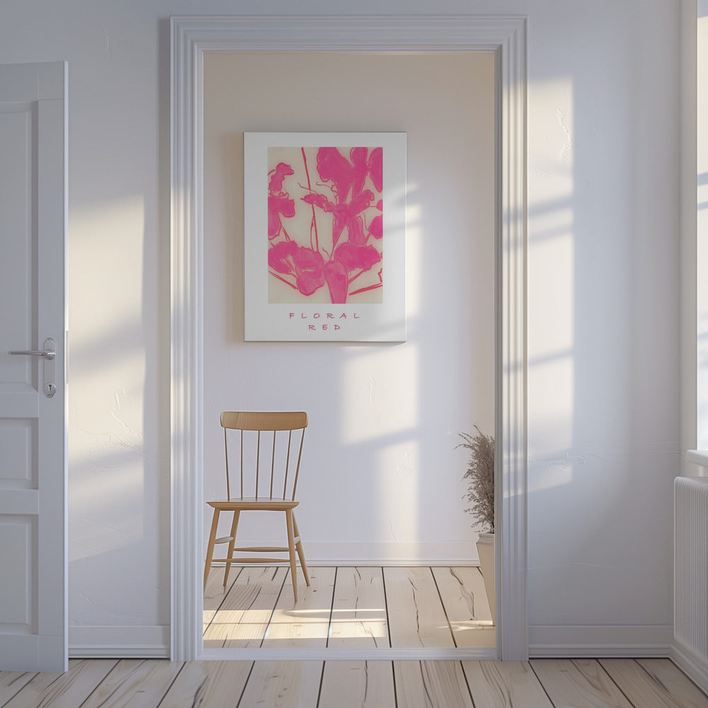 Bloemenrood | Canvas