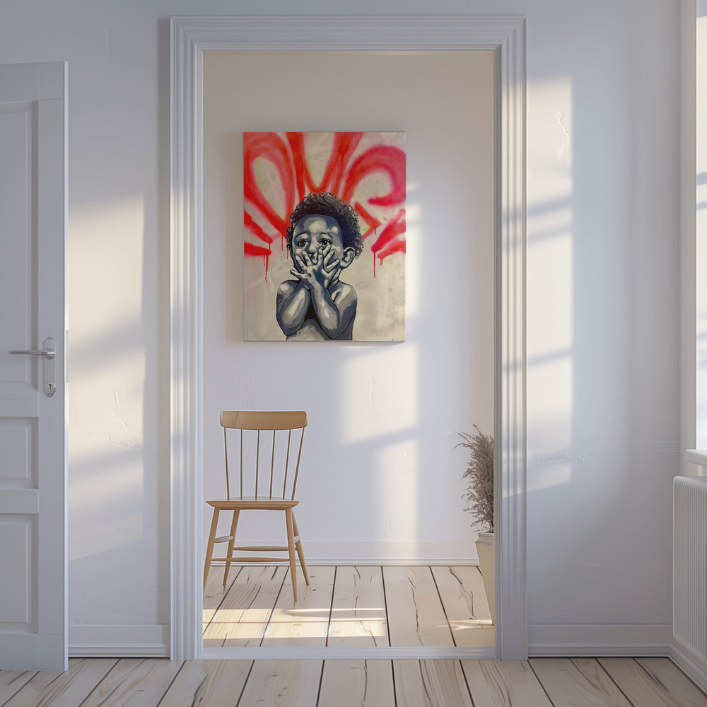 Fluisterende onschuld | Canvas