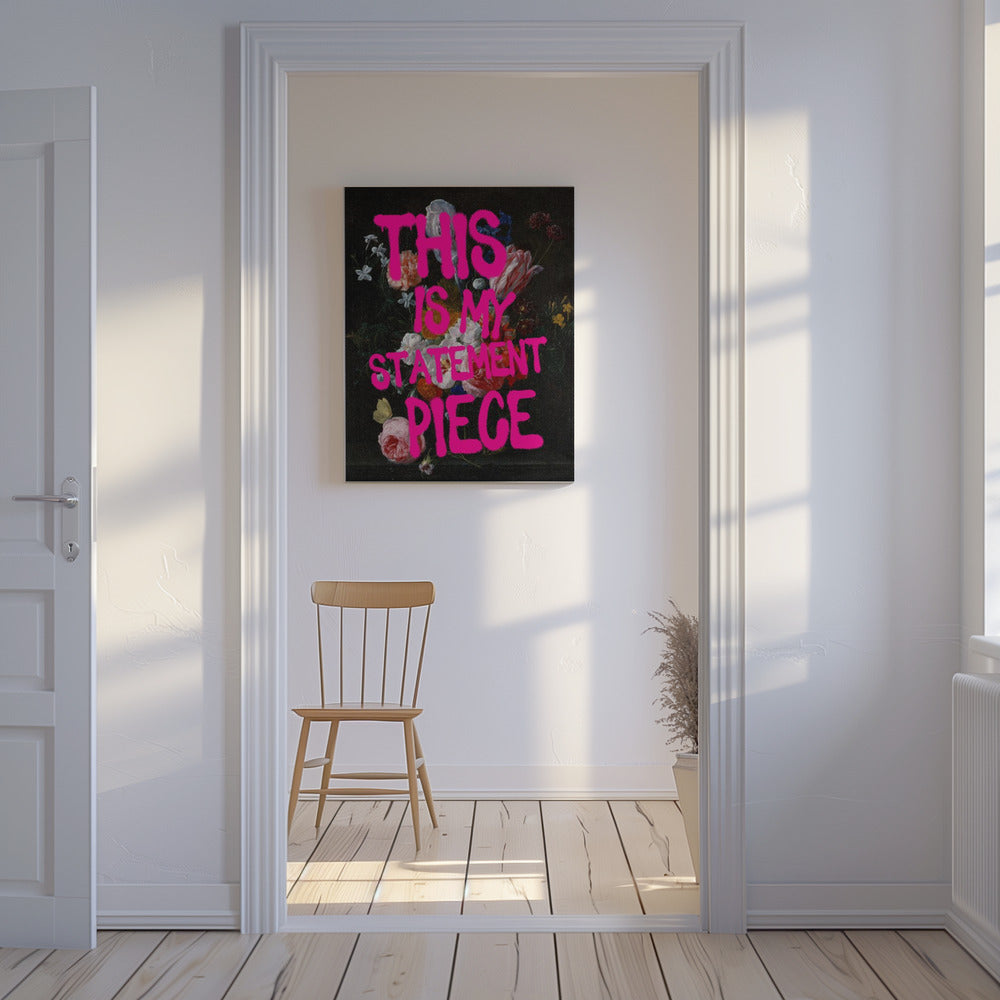 Gedurfde bloemenprint | Canvas