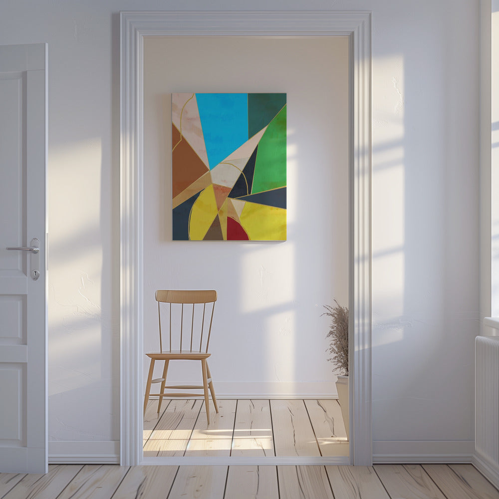 Kleurrijke geometrische vormen | Canvas