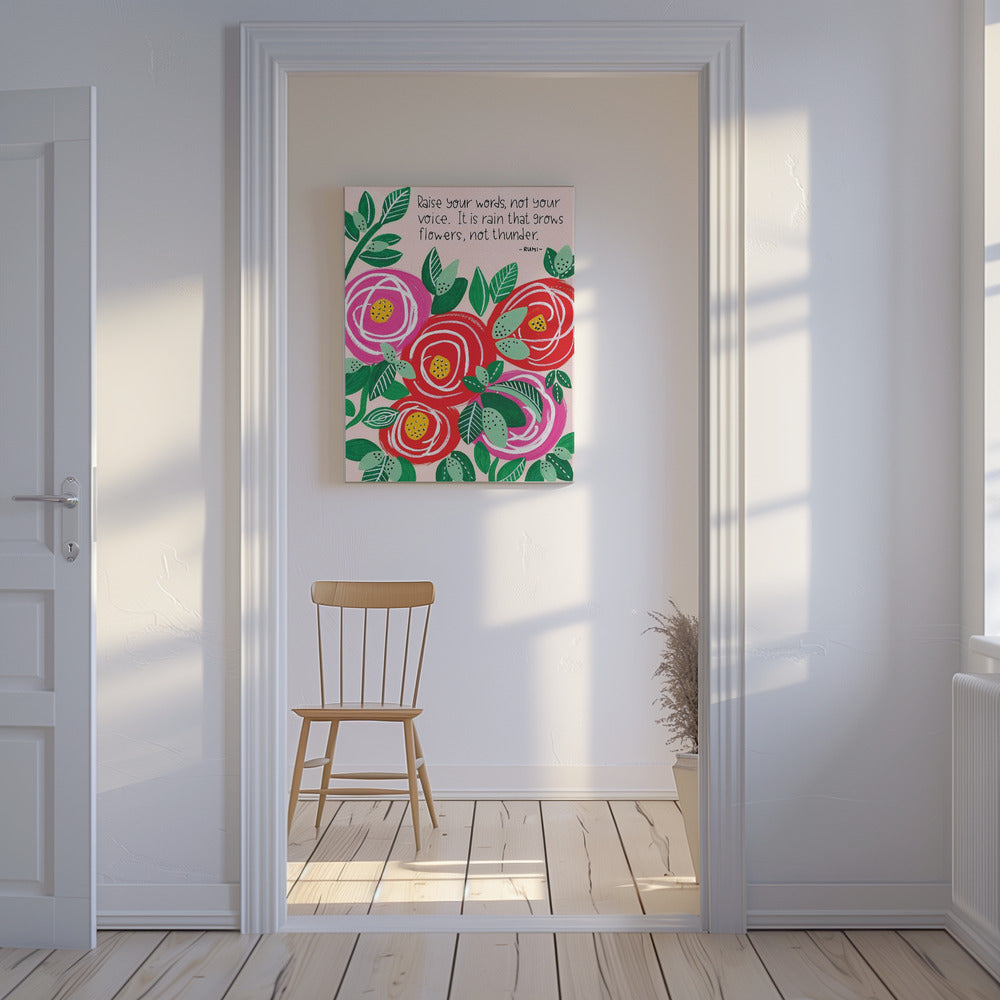 Verhoog uw woorden | Canvas