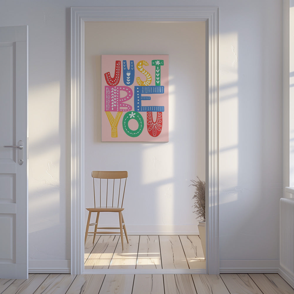 Wees jezelf, stoutmoedig | Canvas