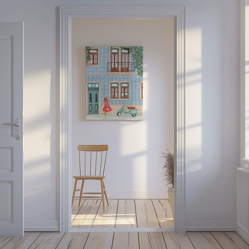 Lissabon Stad | Canvas