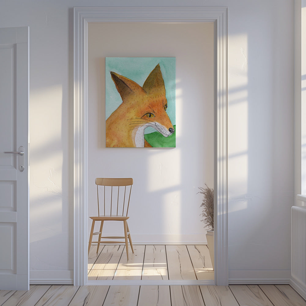Rode Vos | Canvas