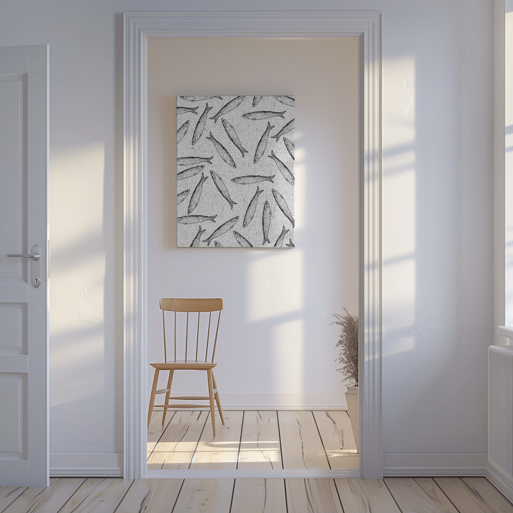 Sardientjespatroon | Canvas