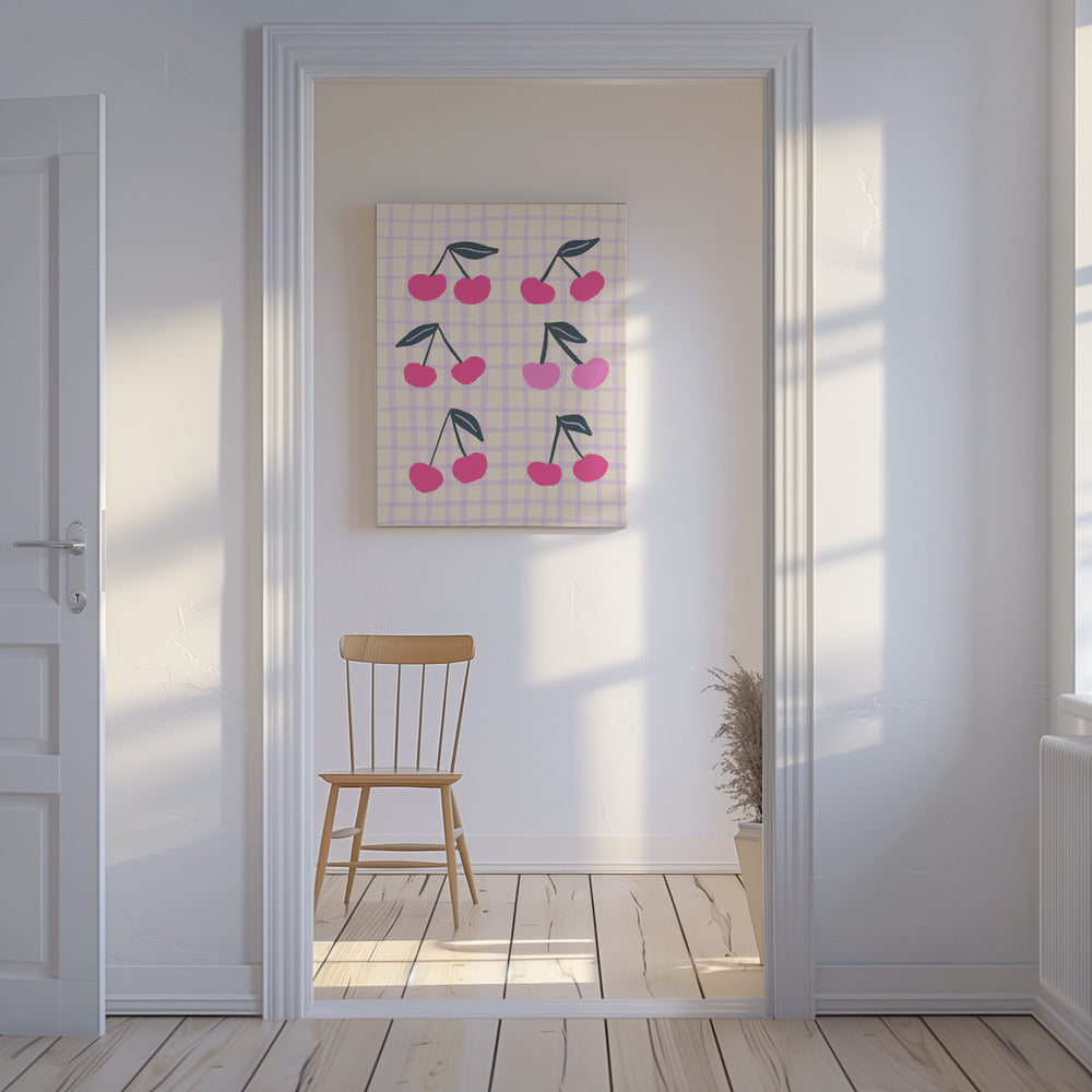 Roze Kersengenot | Canvas