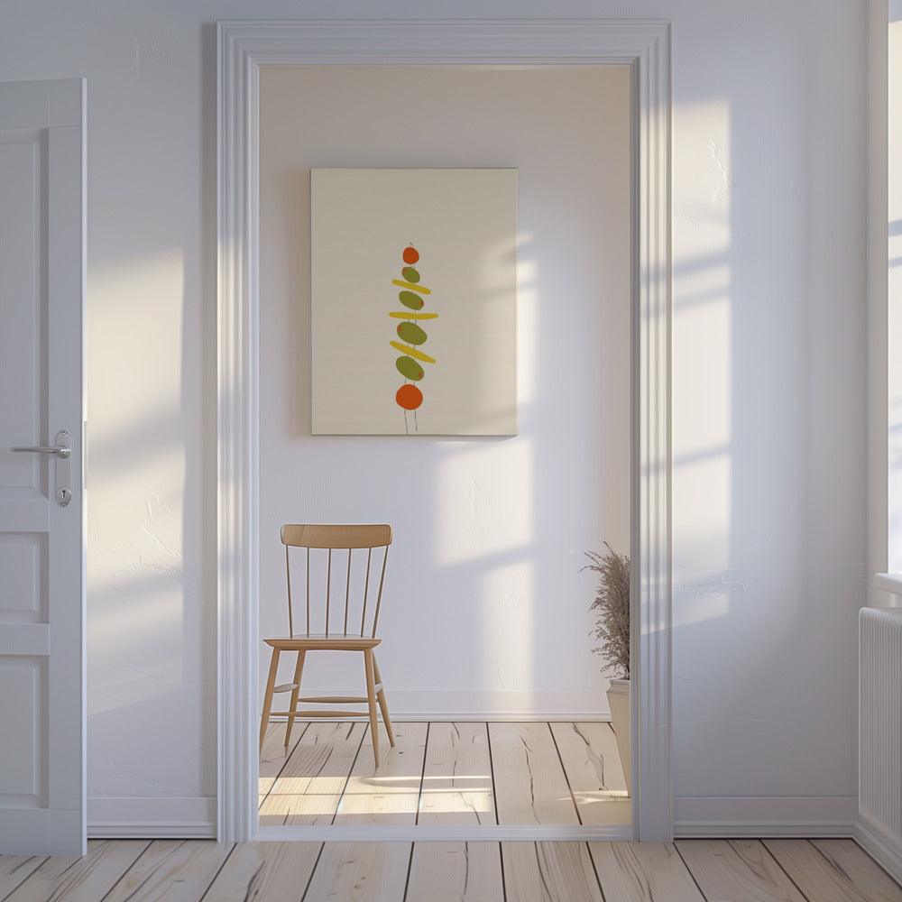 Spiesje met olijven en tomaten | Canvas