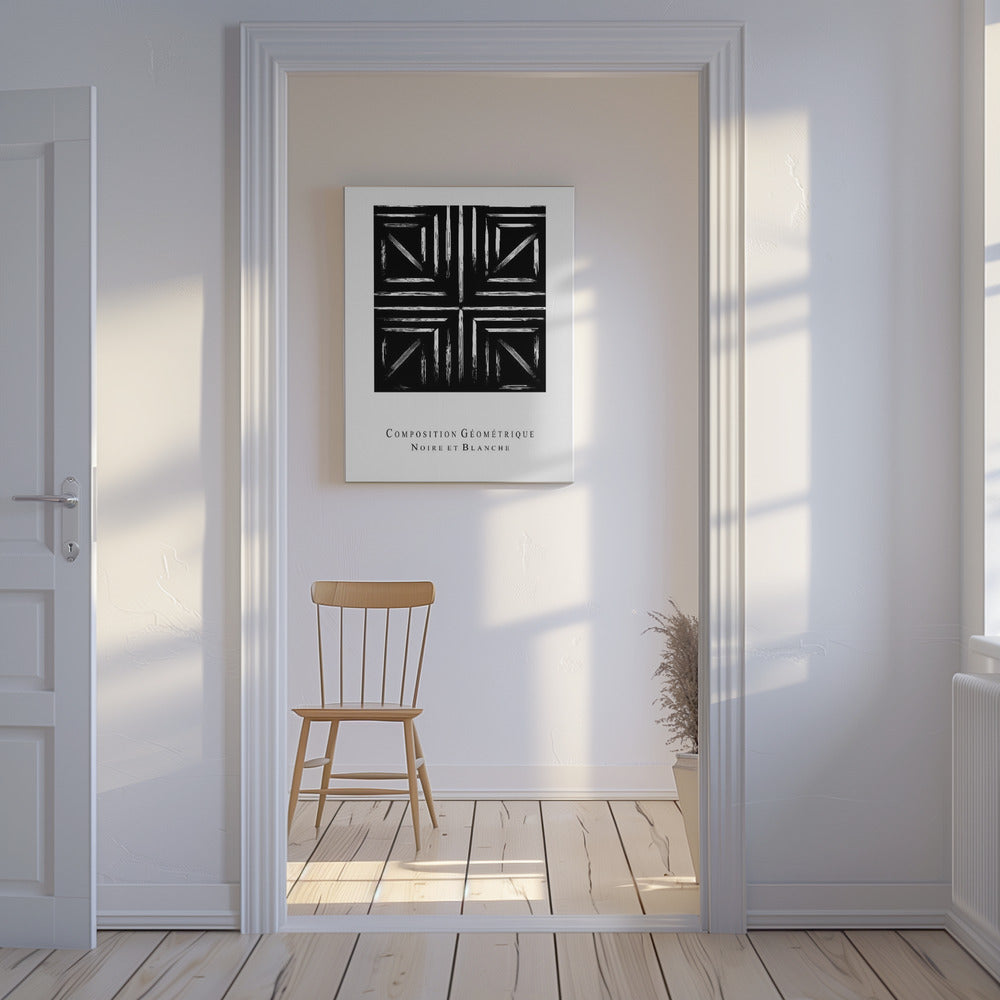 Monochrome geometrie | Canvas
