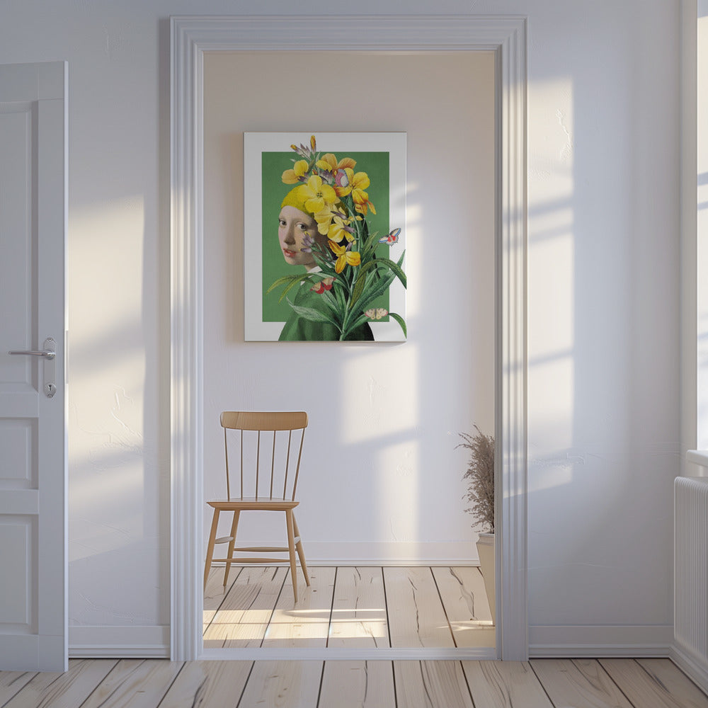 Girl With Pearl Earring   the Springtime Edition | Canvas