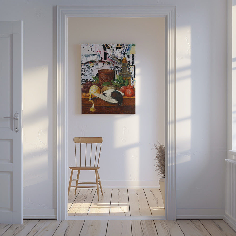 Stilleven Oud en Nieuw Gecombineerd | Canvas