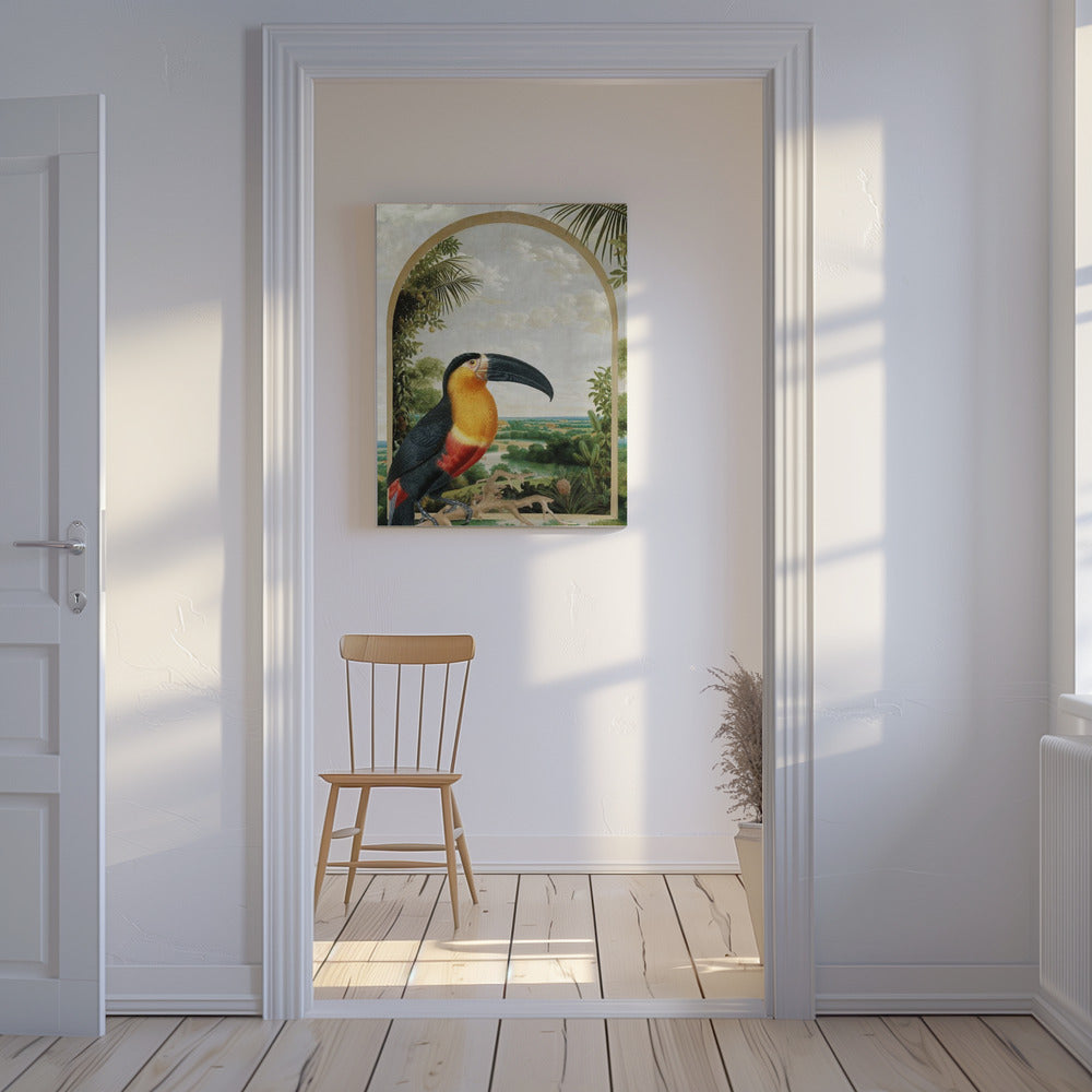 Toekan op een tak | Canvas