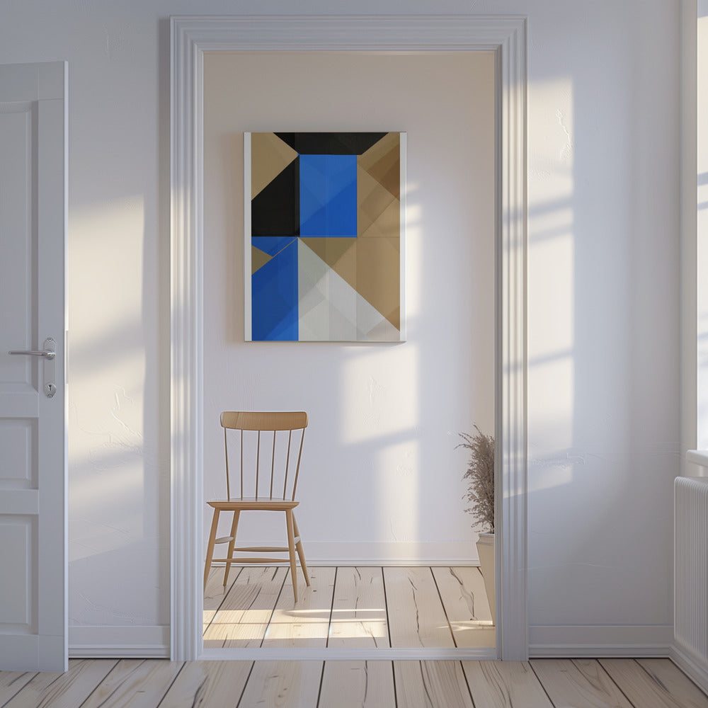 Kobaltgeometrie | Canvas