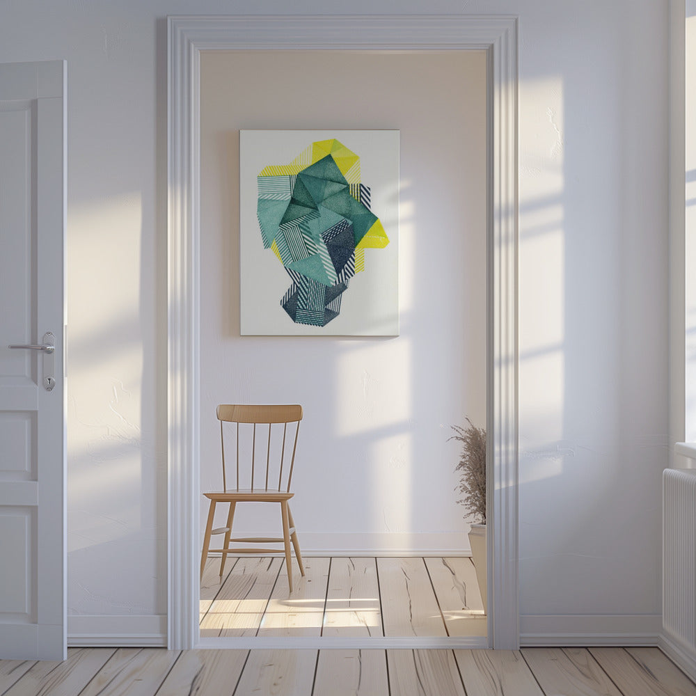 Veelhoekige vorm V. | Canvas