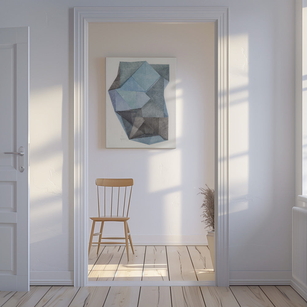 Blauwe Steen I. | Canvas