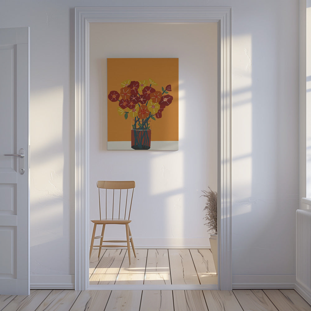 Floral flowers in vase | Canvas