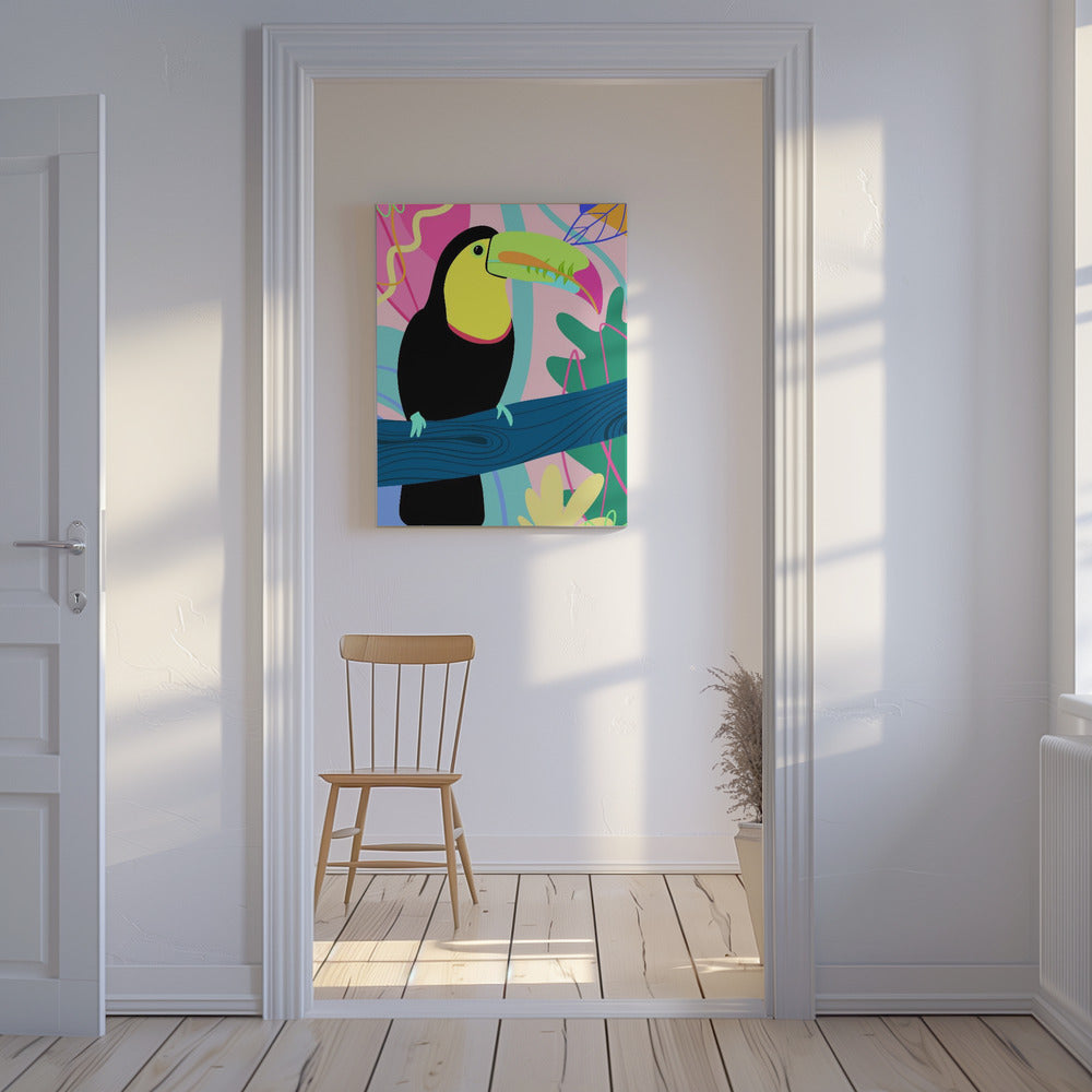 Kleurrijke Toekan | Canvas