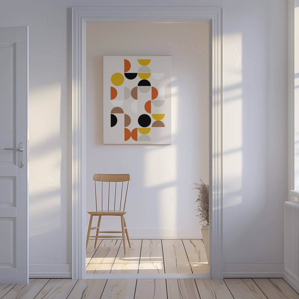 Mid-Century patroon | Canvas