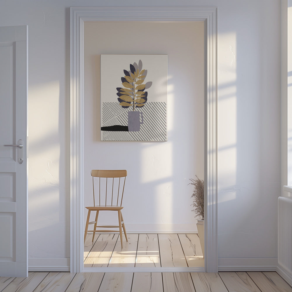 Vase a By Catsanddotz 5 To 7      30 X 42 Inches L | Canvas