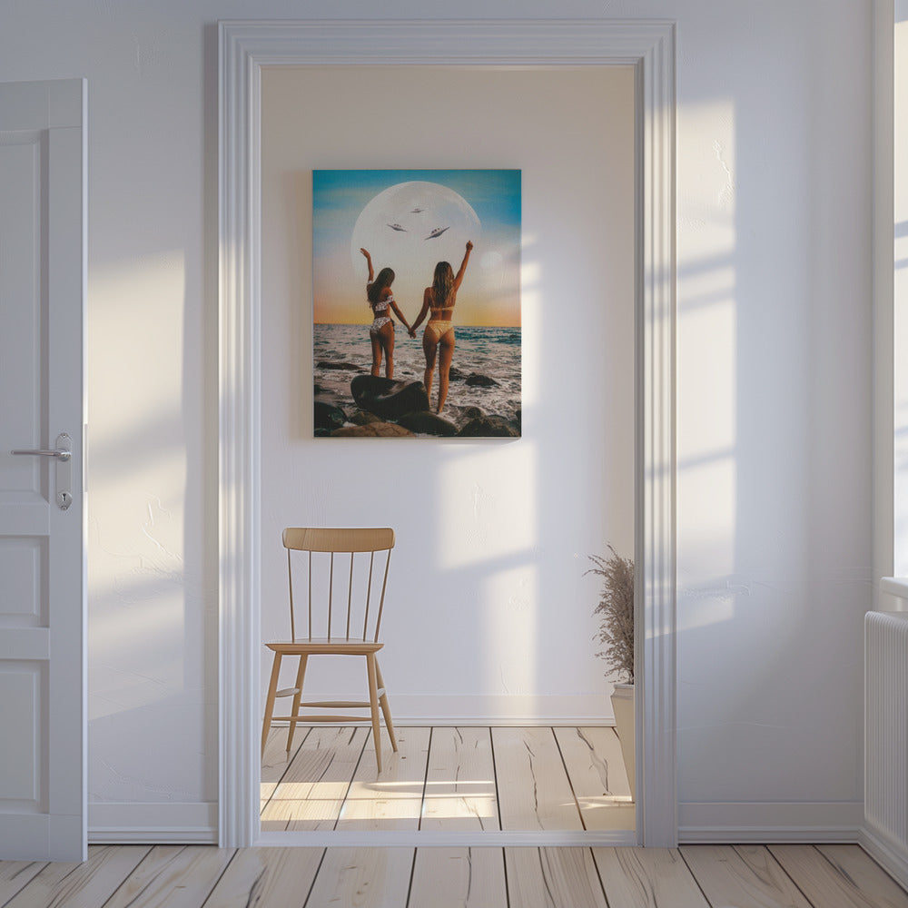 Hier zijn we, UFO | Canvas