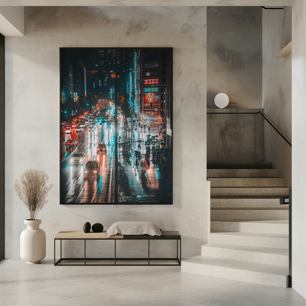 Op straat | Poster