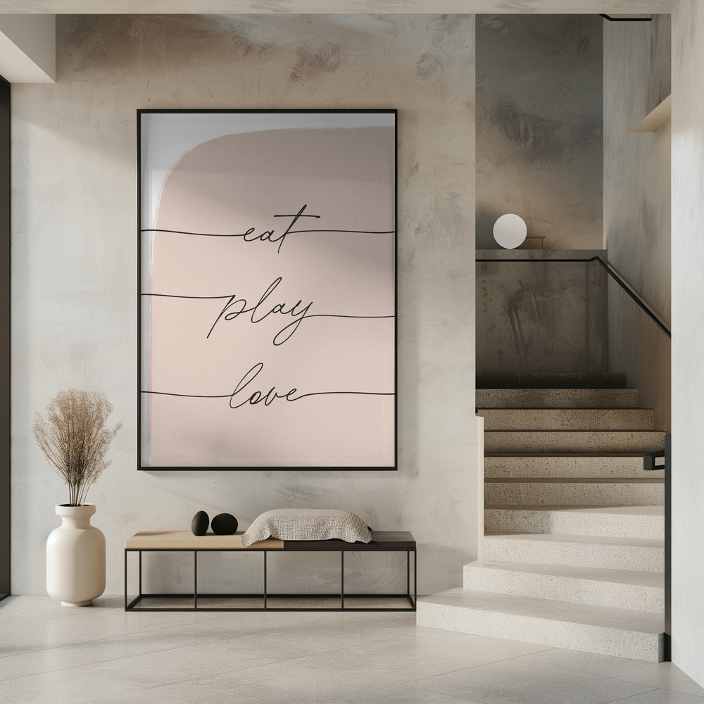 Eet Speel Liefde | Poster