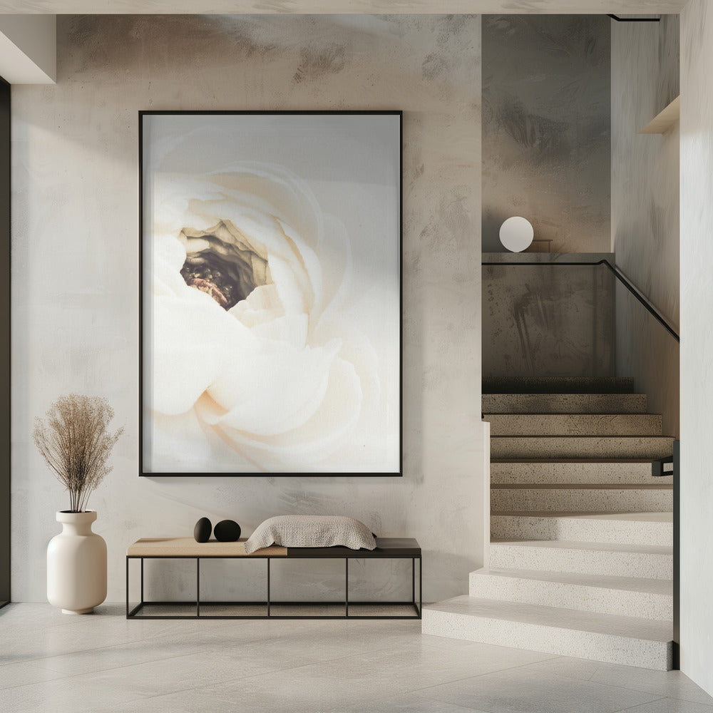 Witte Bloem 01 | Poster