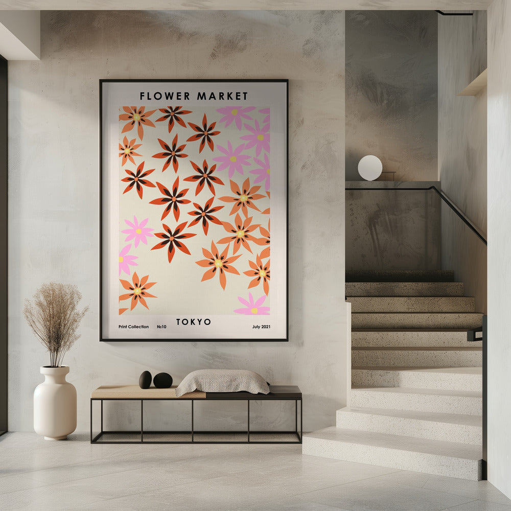 Bloemenmarkt Tokio | Poster
