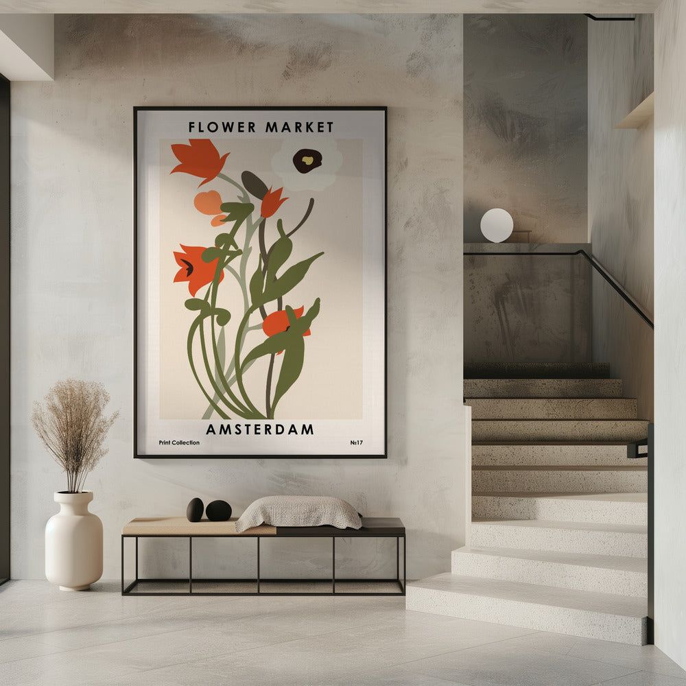 Bloemenmarkt Amsterdam | Poster