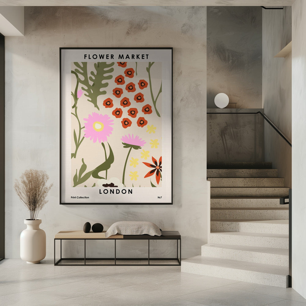 Flower Market London | Poster