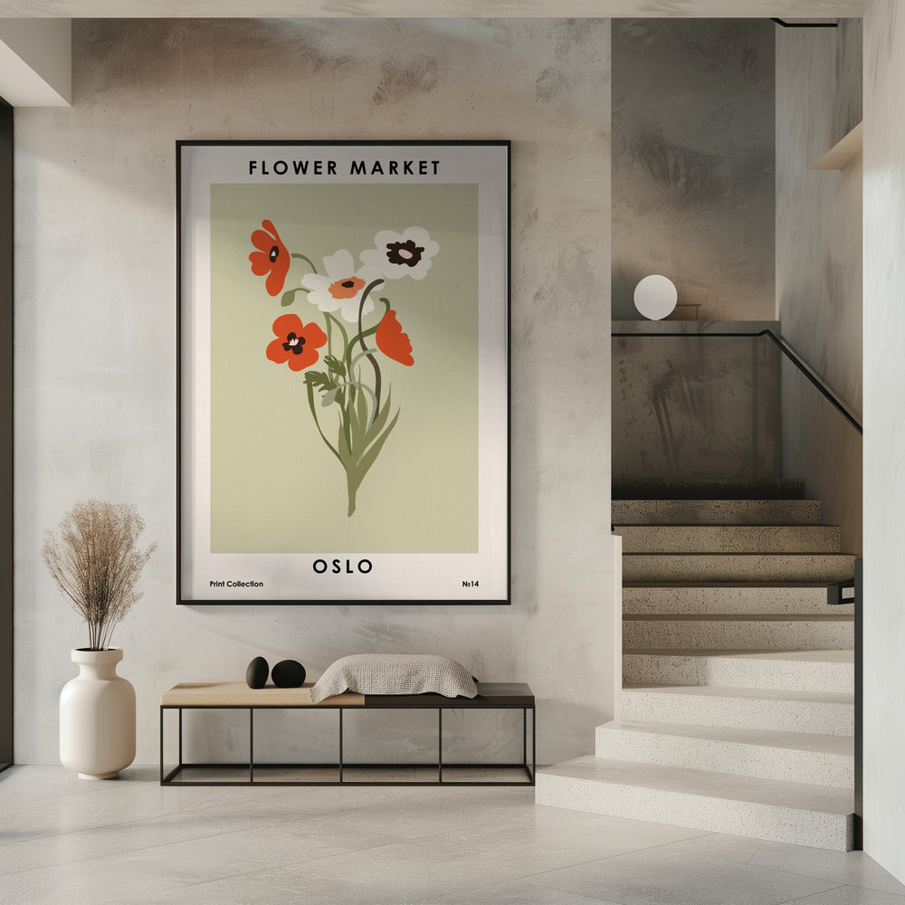 Flower Market Oslo | Poster