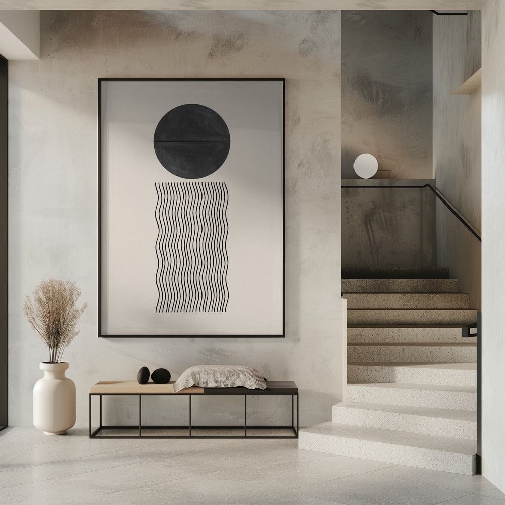 Golf en zonsverduistering | Poster